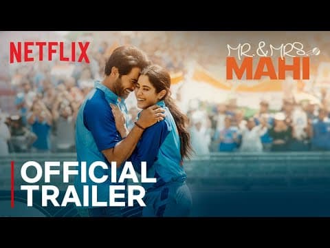 Mr. & Mrs. Mahi | Official Trailer | Janhvi Kapoor, RajKummar Rao