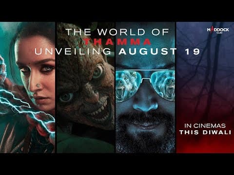 Thamma Teaser Announcement | Ayushmann, Rashmika, Paresh, Nawazuddin| Dinesh |In Cinemas This Diwali