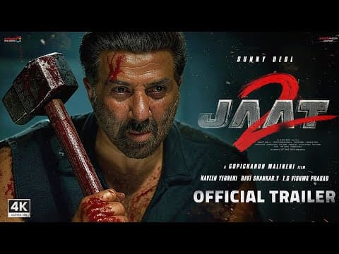 JAAT 2 - Official Trailer | Sunny Deol | GopiChand |  Prabhas | Vineet Kumar Singh | Jaat 2 Trailer