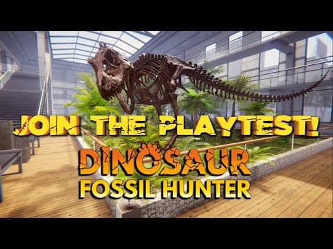 Dinosaur Fossil Hunter - Playtests Trailer