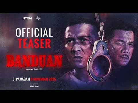 BANDUAN  - OFFICIAL TEASER | AARON AZIZ, ROSYAM NOR, AFDLIN | KROLL AZRY | KAITHI REMAKE | 4K