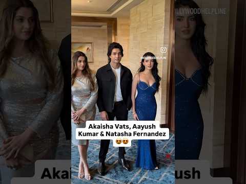 Akaisha Vats, Aayush Kumar & Natasha Fernandez Grace The Grand Trailer Launch Of Movie Andaaz 2